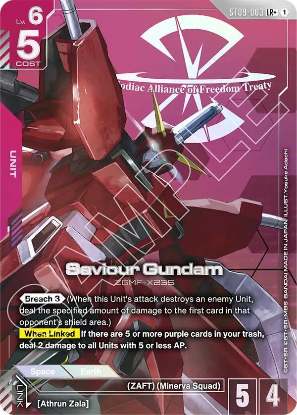 Saviour Gundam (LR+) - Starter Deck 09: Destiny Ignition (ST09)