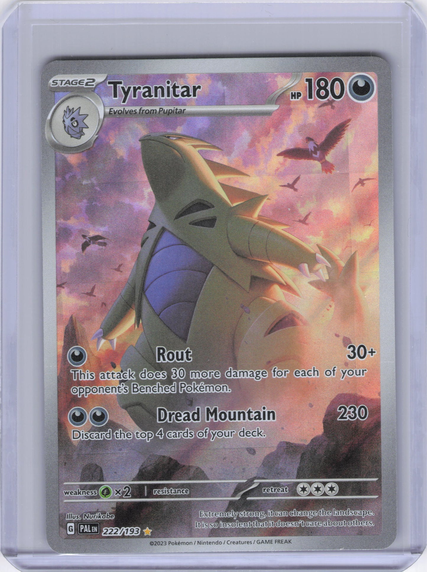 Tyranitar - 222/193 - SV02: Paldea Evolved (PAL)