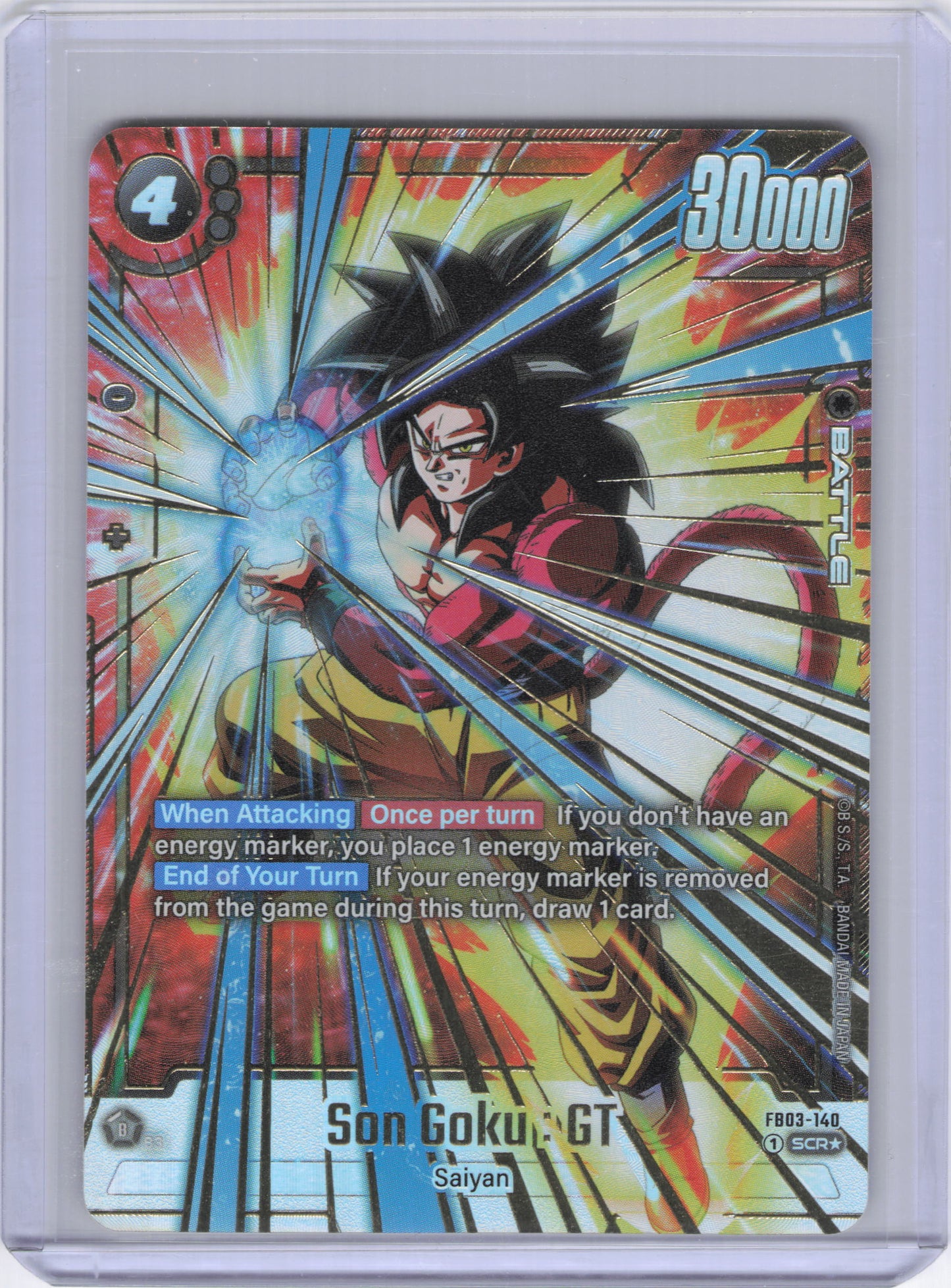 Son Goku : GT - FB03-140 (Alternate Art) - Raging Roar (FB03)
