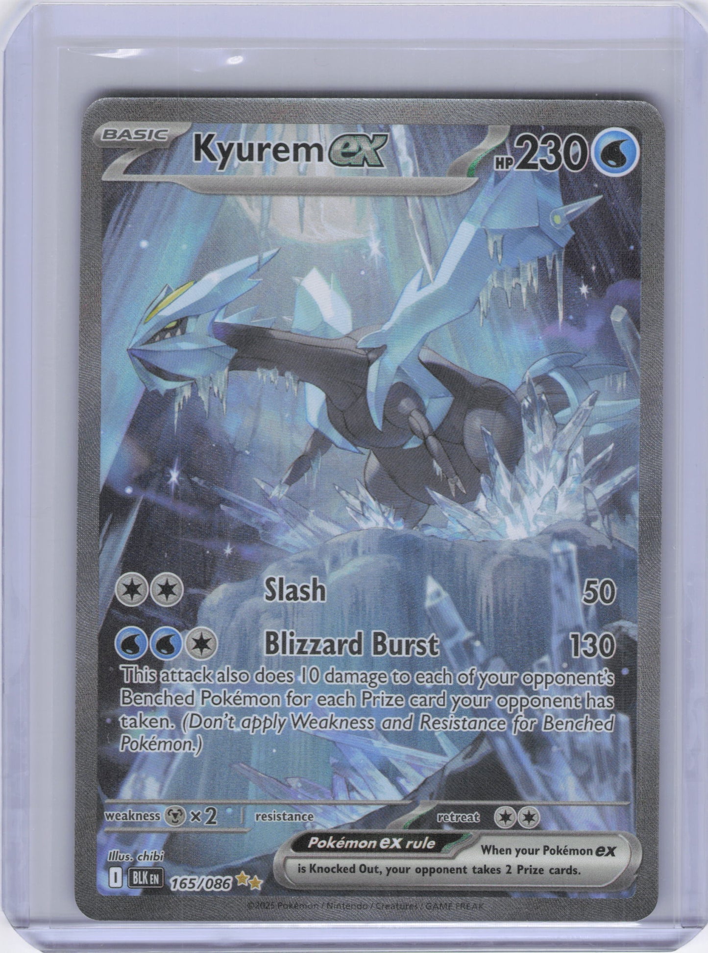 Kyurem ex - 165/086 - SV: Black Bolt (BLK)