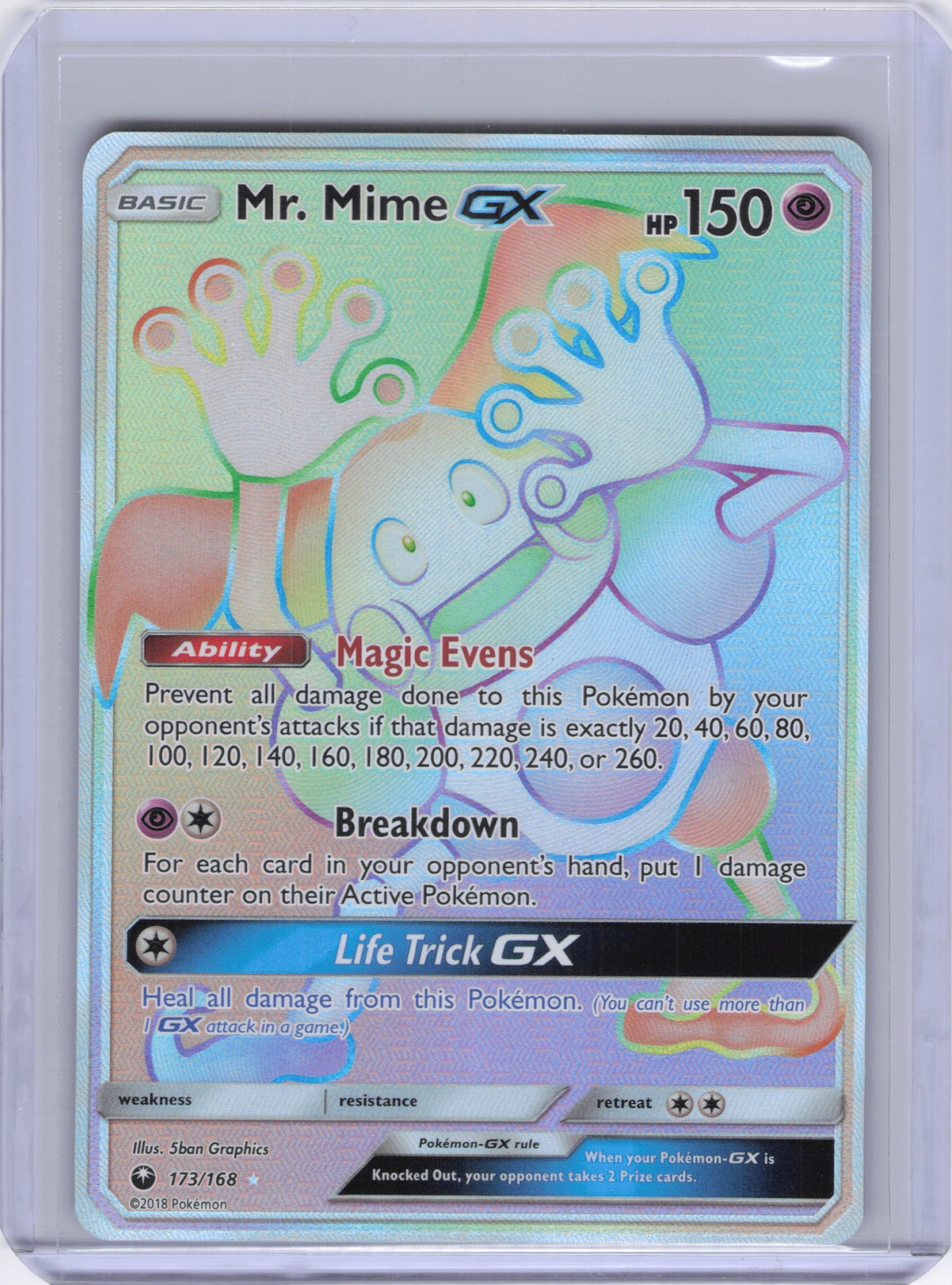 Mr. Mime GX (Secret) - SM - Celestial Storm (CES)