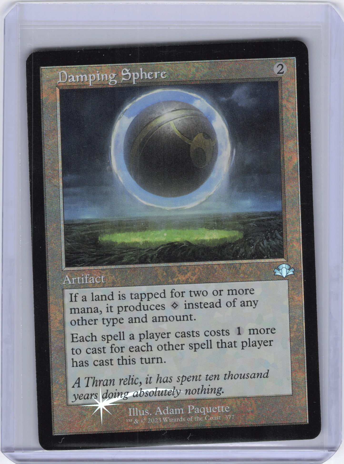 Damping Sphere (Retro Frame) - Dominaria Remastered (DMR) (Foil)