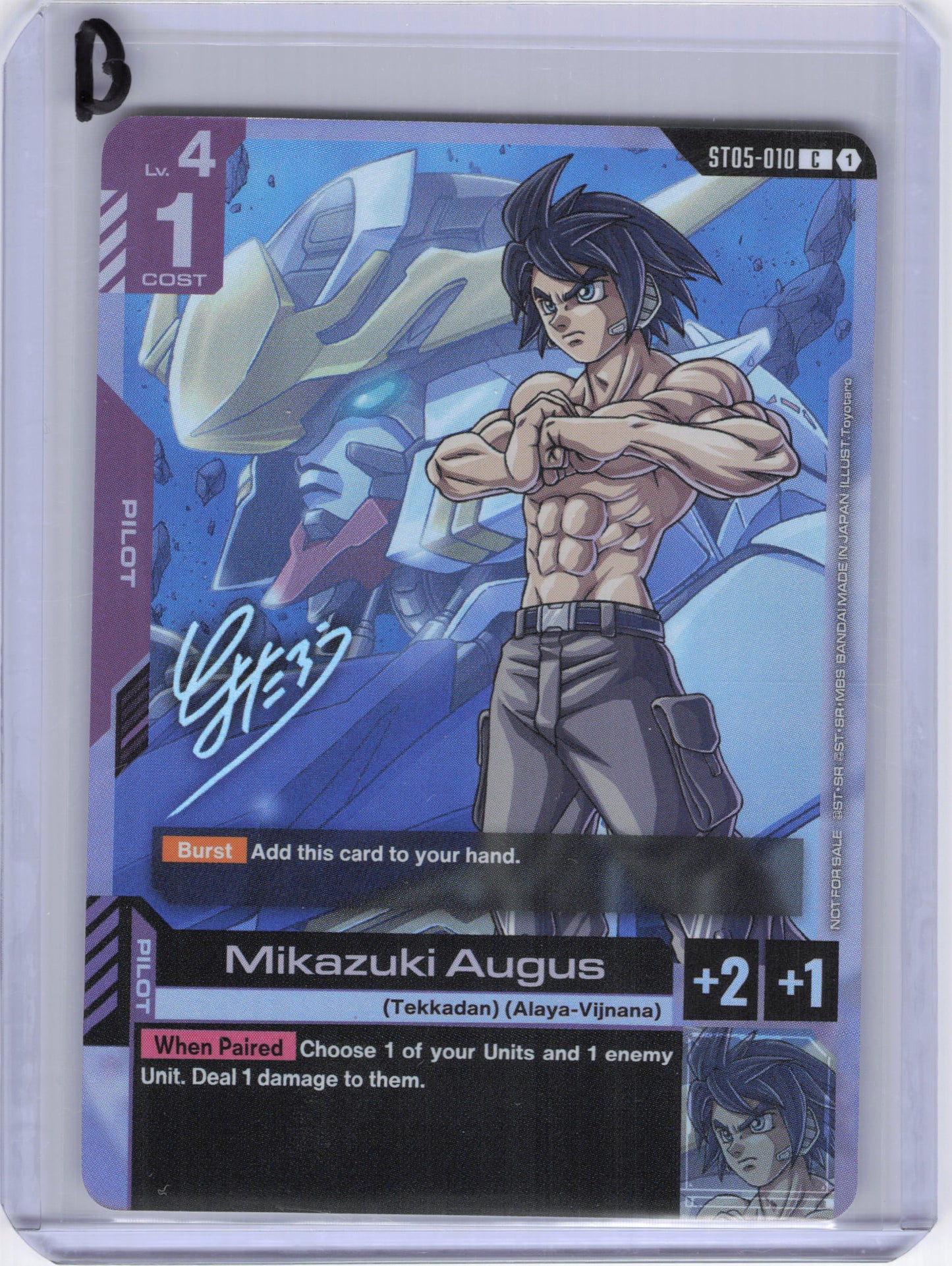 Mikazuki Augus (Event Promo) - Gundam Promotional Cards (GCG-PR)