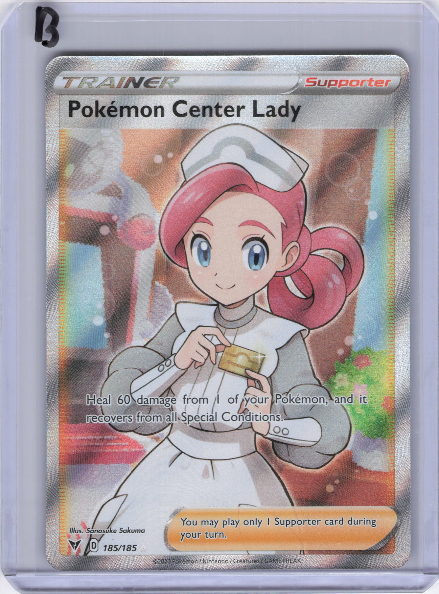 Pokemon Center Lady (Full Art) - SWSH04: Vivid Voltage (SWSH04)