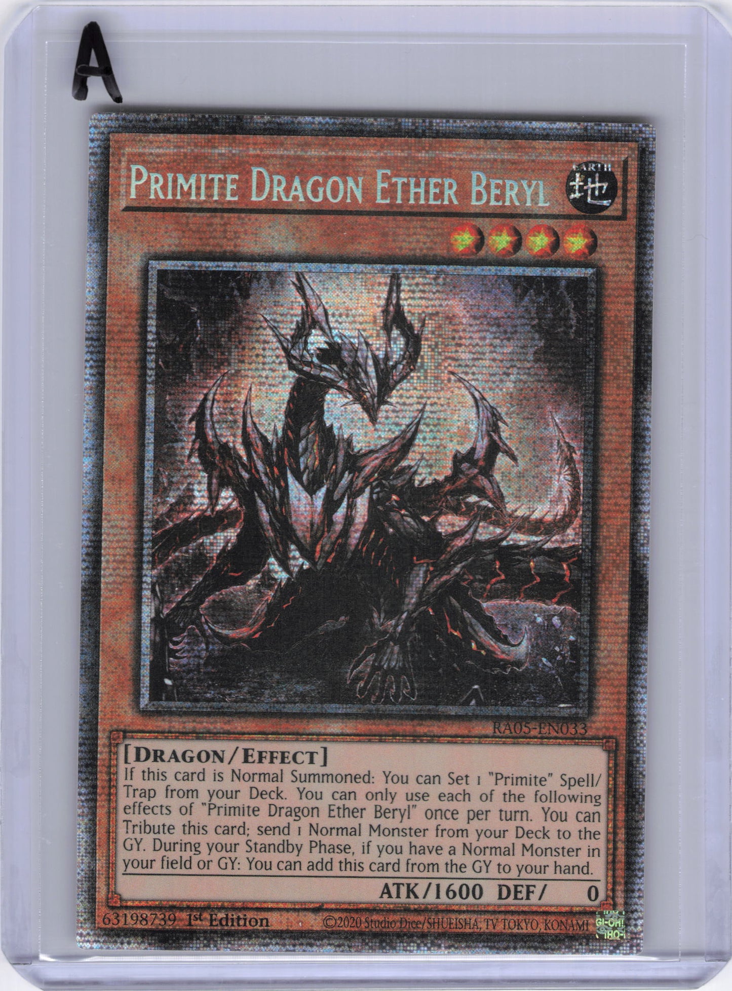 Primite Dragon Ether Beryl (Starlight Rare) - Rarity Collection 5 (RA05)