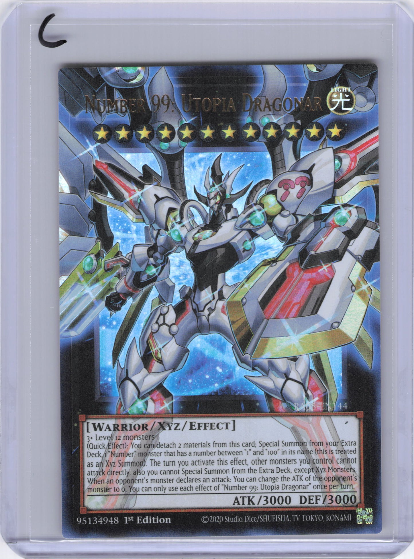 Number 99: Utopia Dragonar - Rarity Collection 5 (RA05)