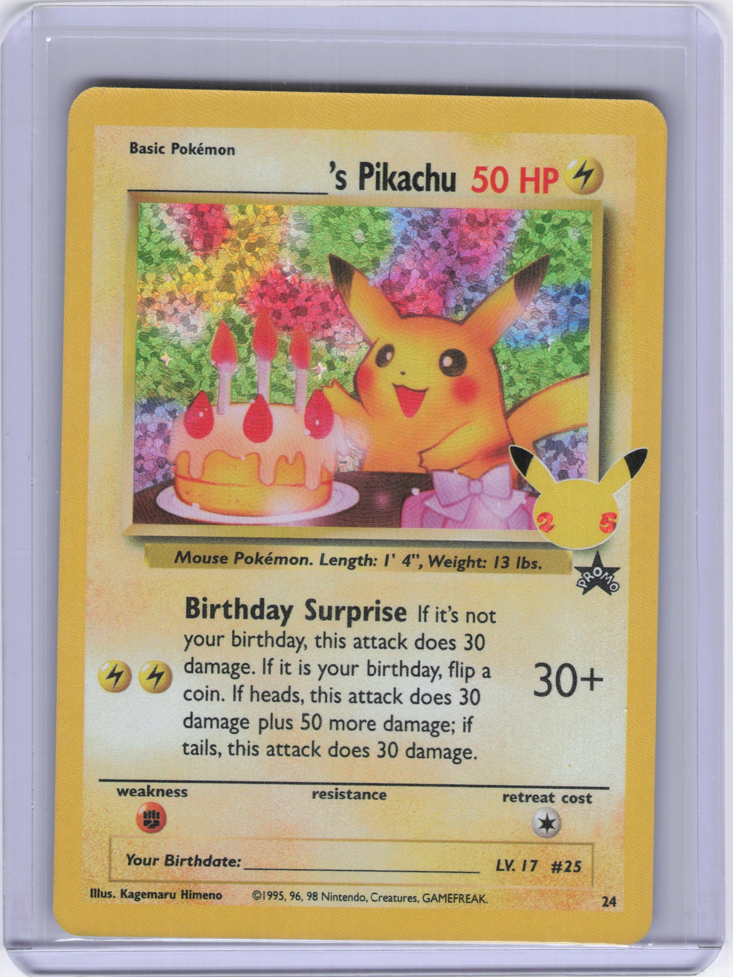 ______'s Pikachu - Celebrations: Classic Collection (CCC)