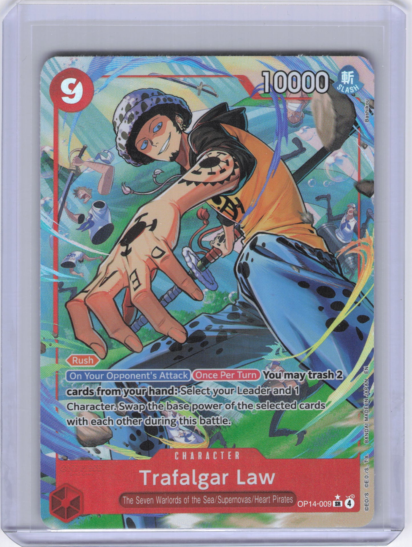 Trafalgar Law - OP14-009 (Alternate Art) - The Azure Sea's Seven (OP14)