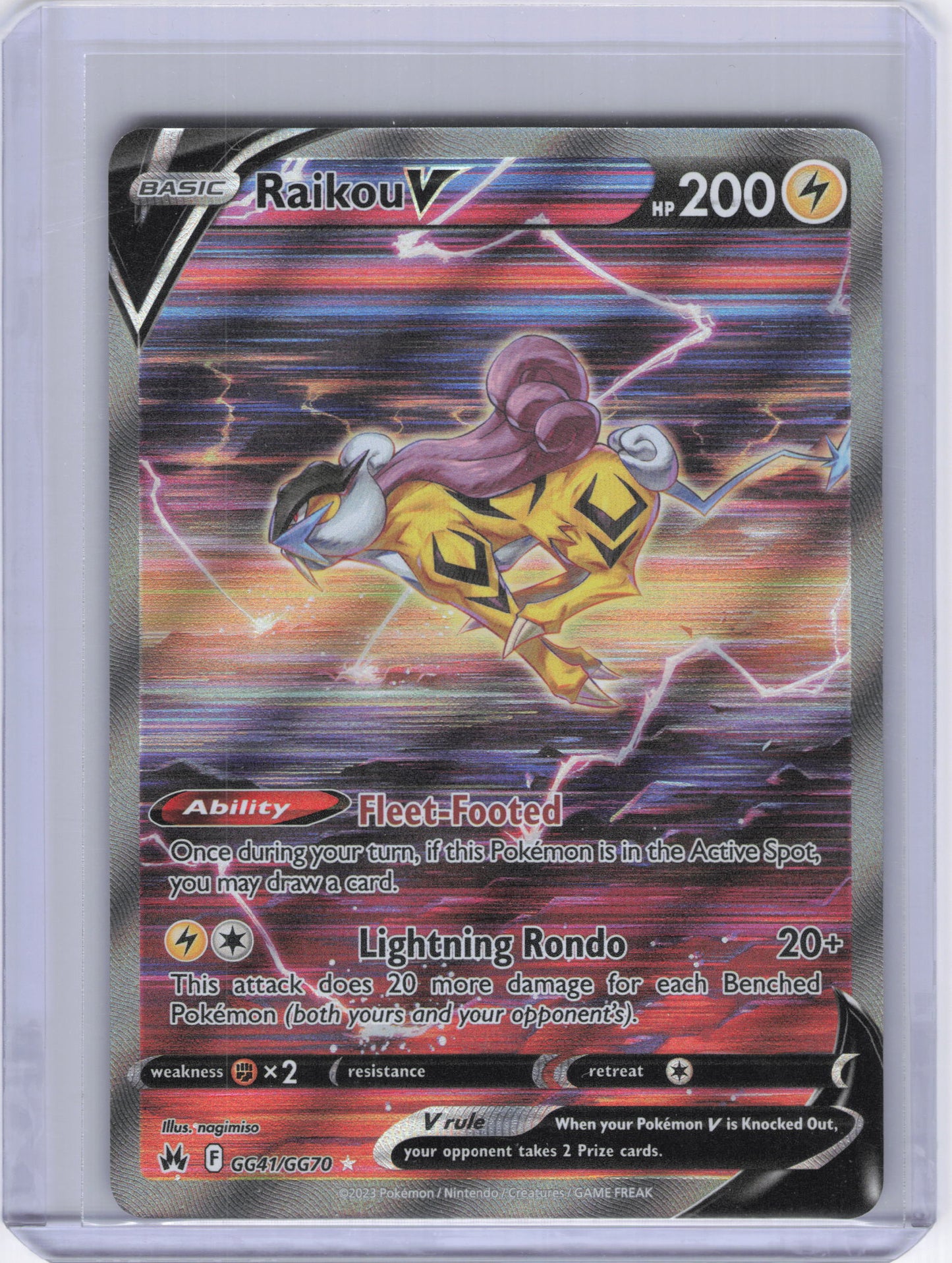 Raikou V - SWSH: Crown Zenith: Galarian Gallery (CRZ:GG)