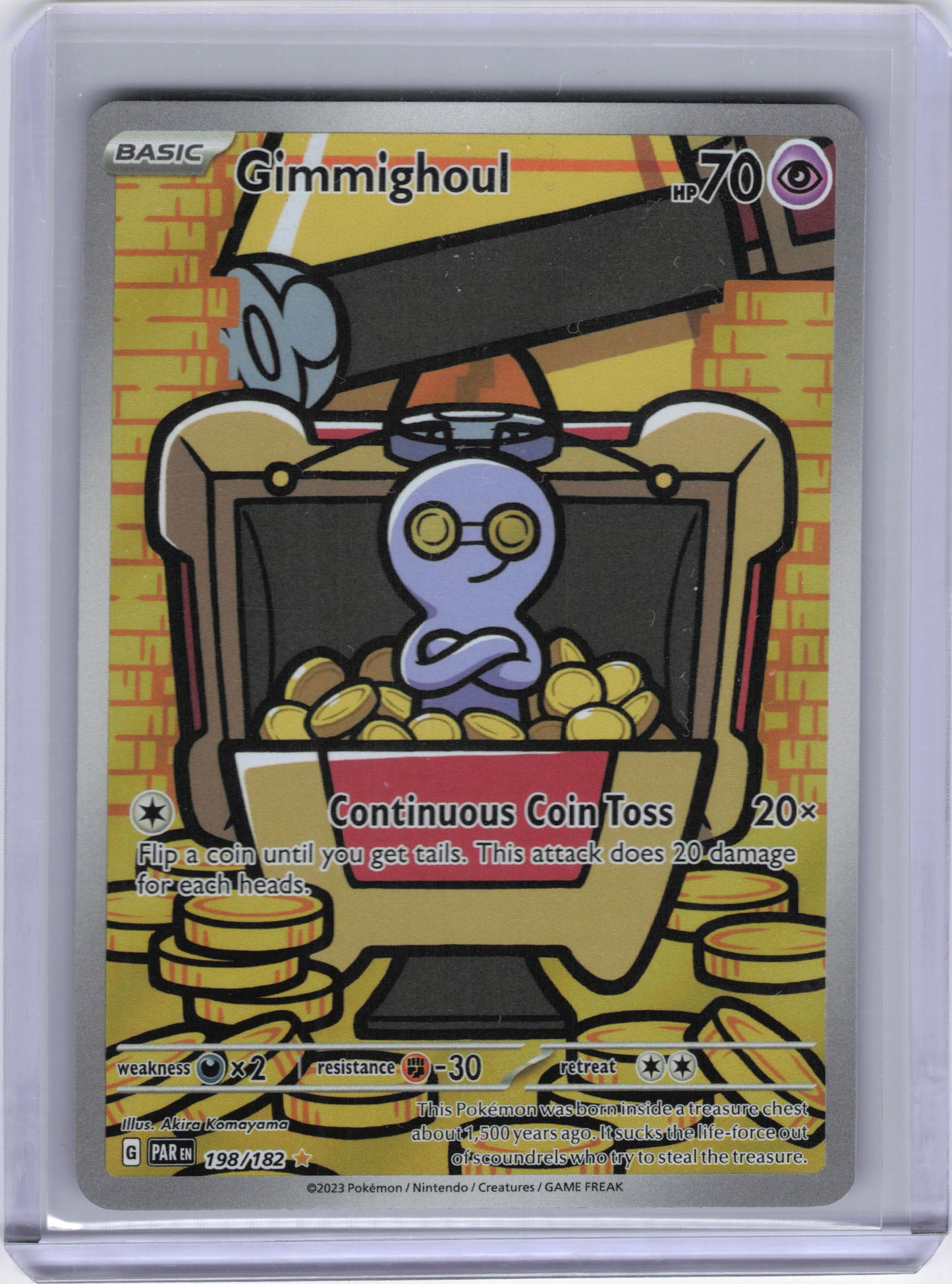 Gimmighoul - 198/182 - SV04: Paradox Rift (PAR)