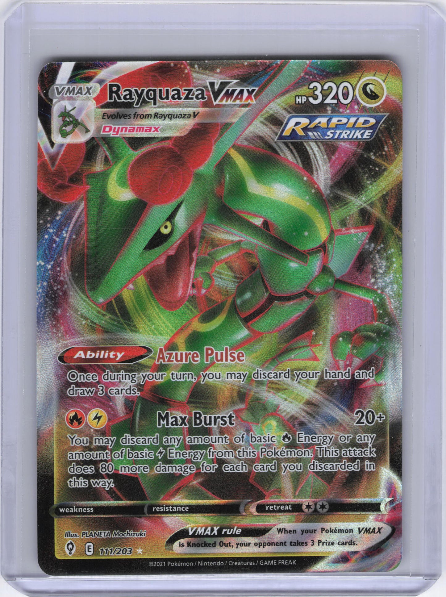Rayquaza VMAX 111/203 - SWSH07: Evolving Skies