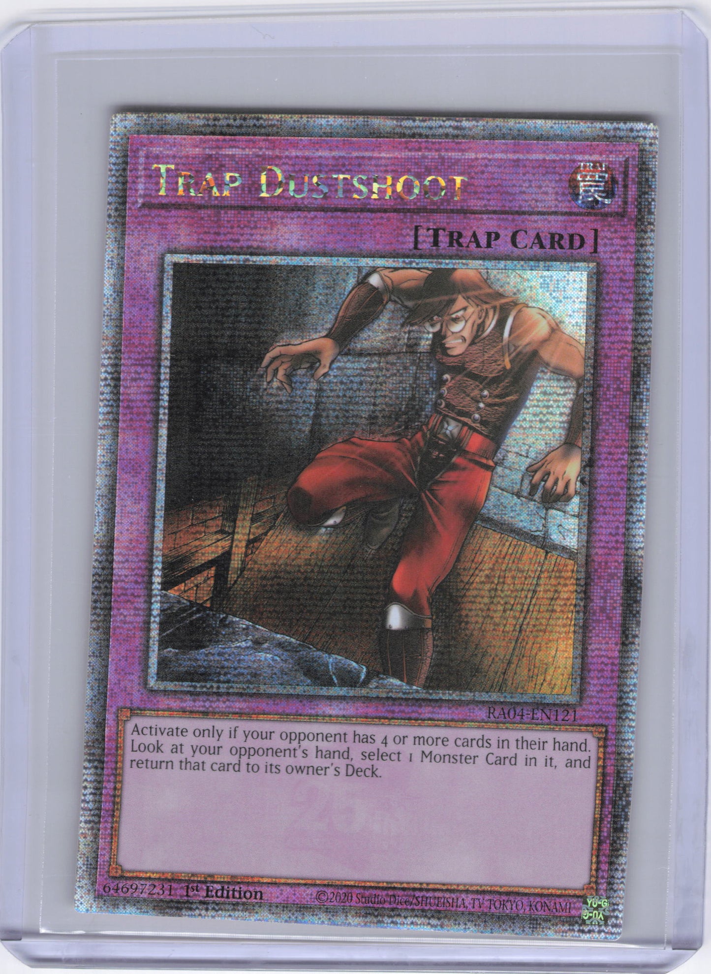 Trap Dustshoot (Quarter Century Secret Rare) - Quarter Century Stampede (RA04)