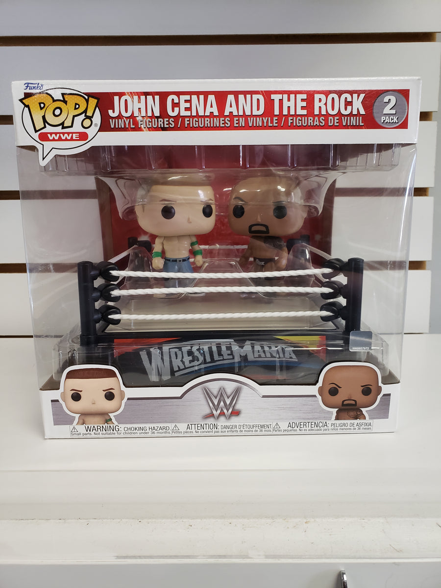 WWE WrestleMania The Rock & John Cena Figures, 2 Pack : : Toys