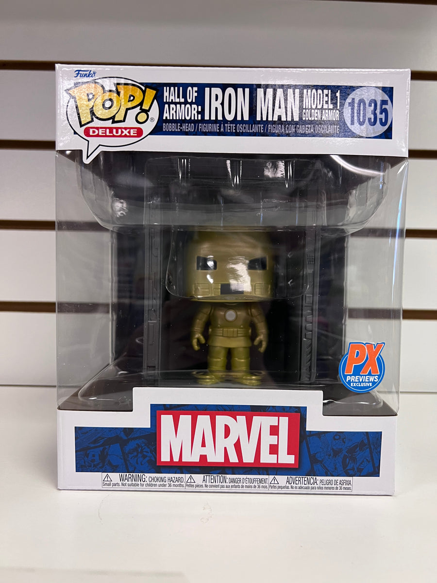 hall of armor iron man funko
