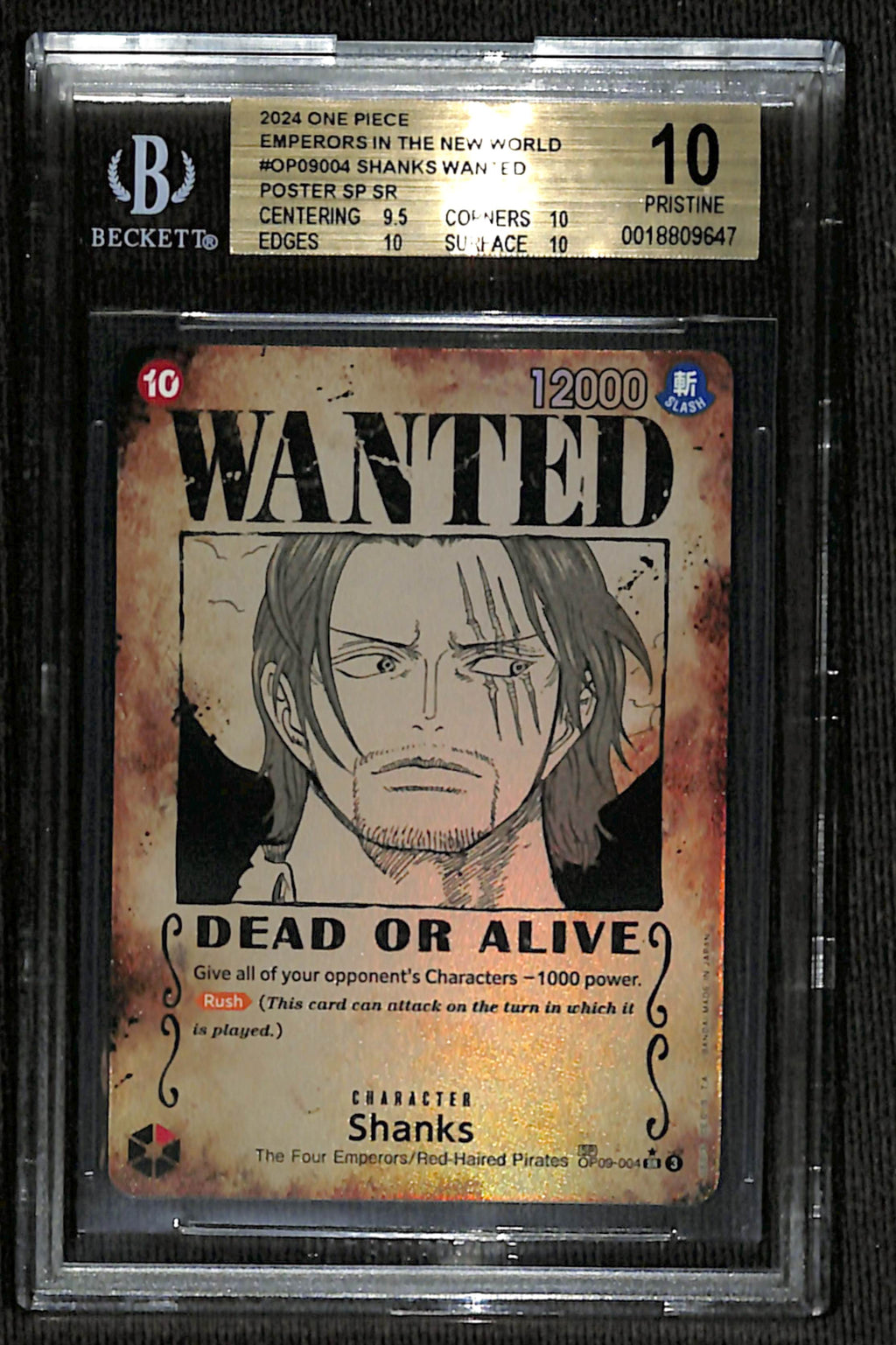 BGS 10 Shanks (Wanted) [Carrying On His Will]