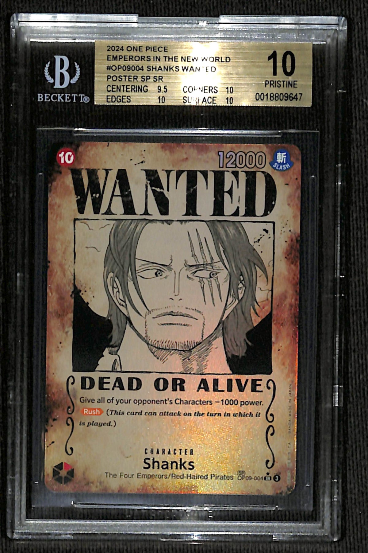 BGS 10 Shanks (Wanted) [Carrying On His Will]