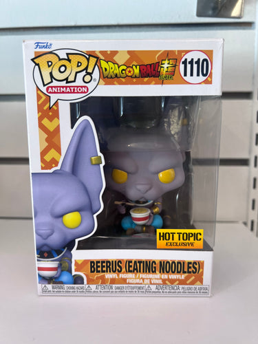 Funko Pop Beerus (Eating Noodles)