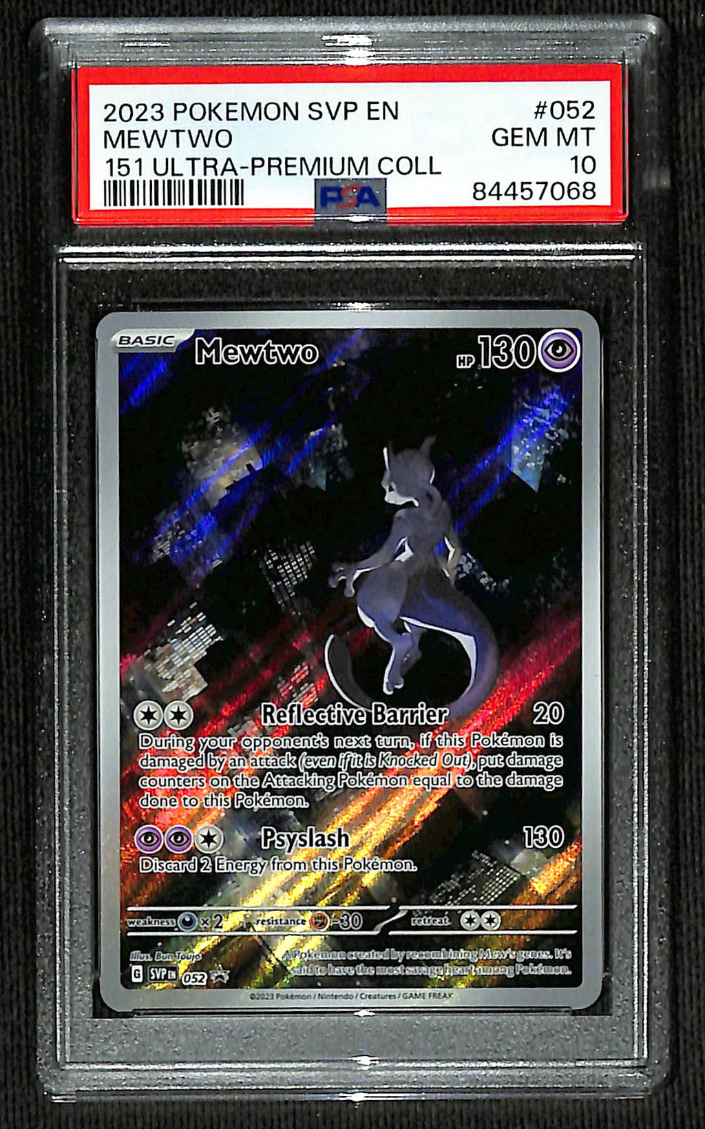 PSA 10 Mewtwo #052 [SV Promo]