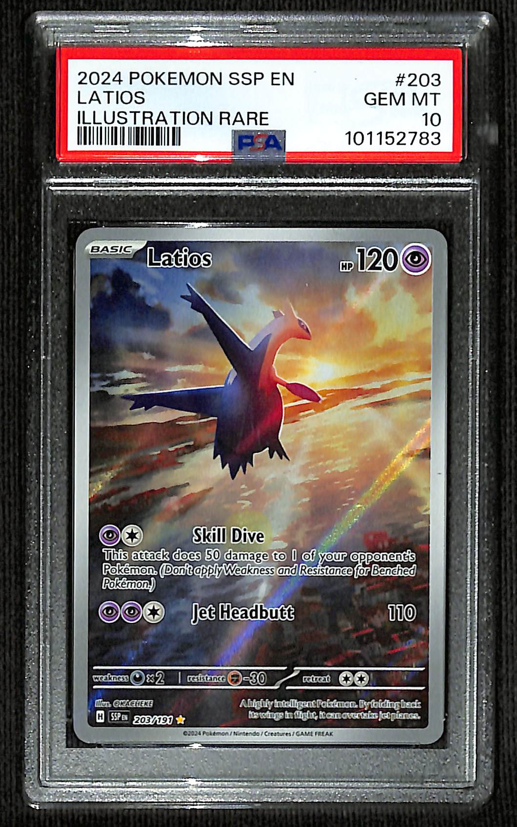 PSA 10 Latios #203 [Surging Sparks]
