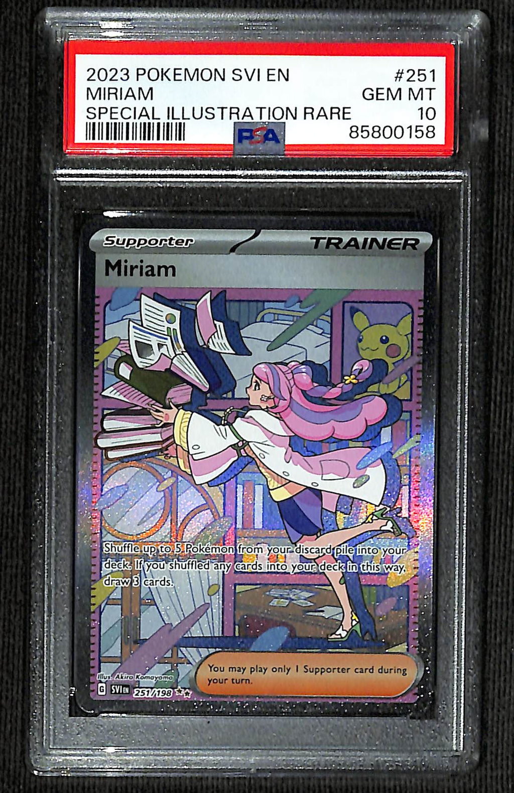 PSA 10 Miriam #251 (Special Illustration Rare) [Scarlet & Violet Base Set]