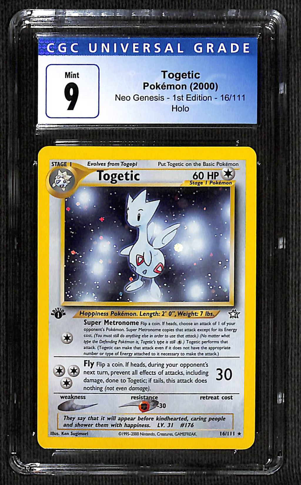 CGC 9 Togetic Neo Genesis