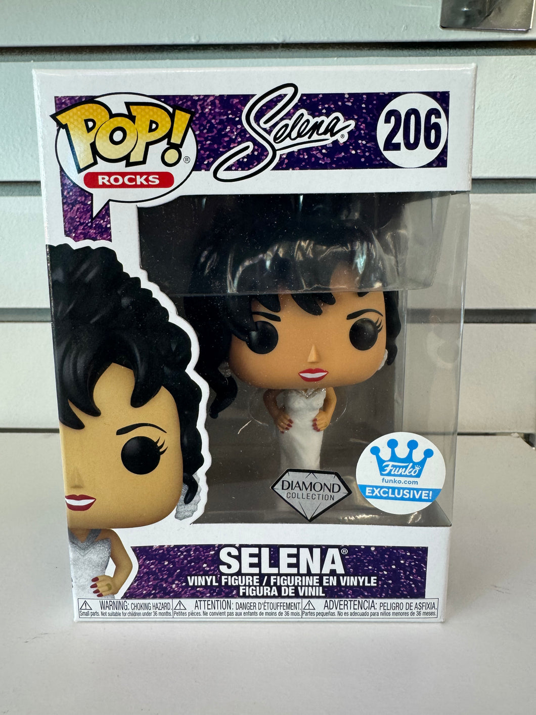 Funko Pop Selena (White Gown | Diamond Glitter)