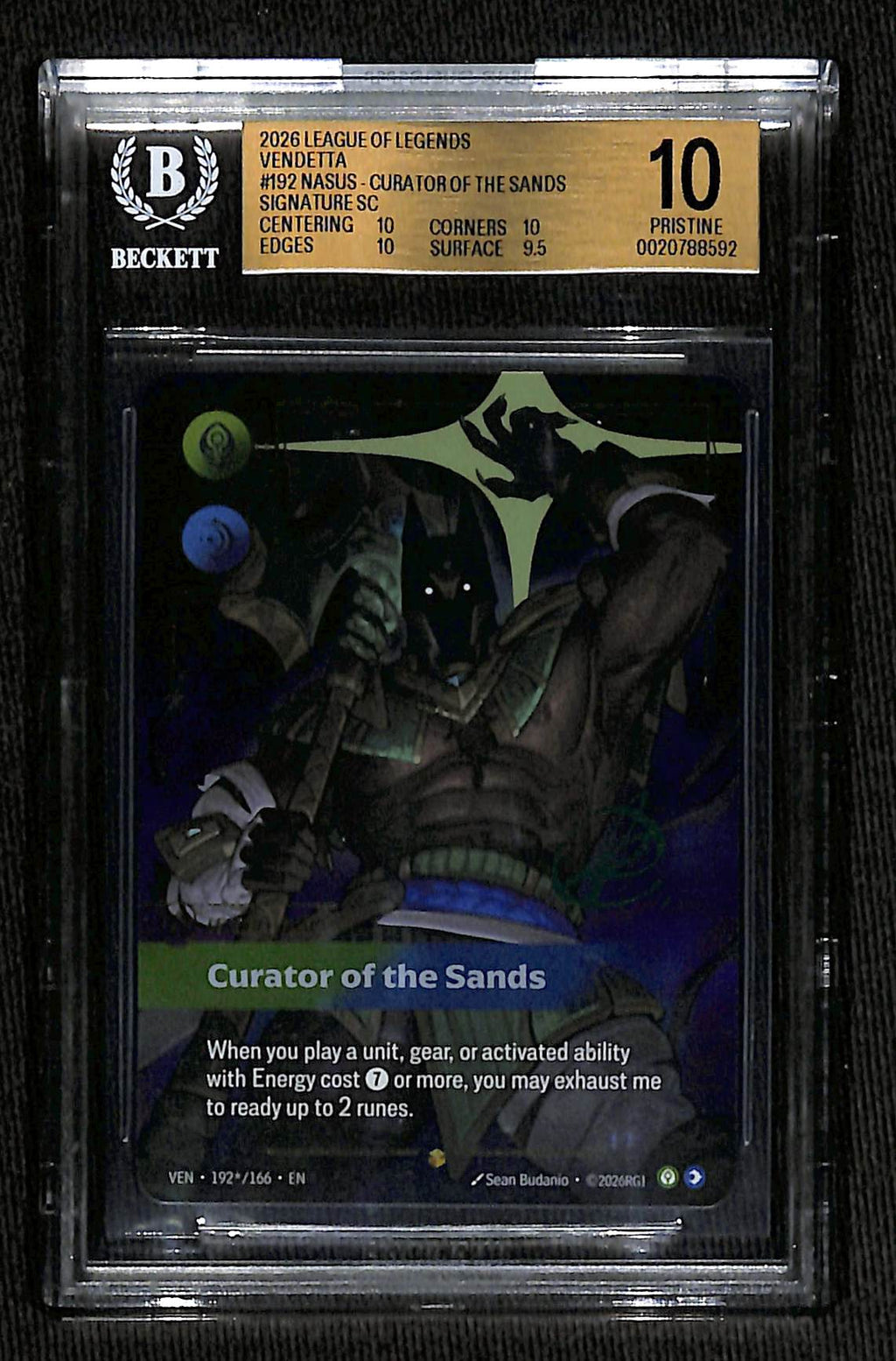 BGS 10 Nasus Curator of The Sands (Signature) [Vendetta]