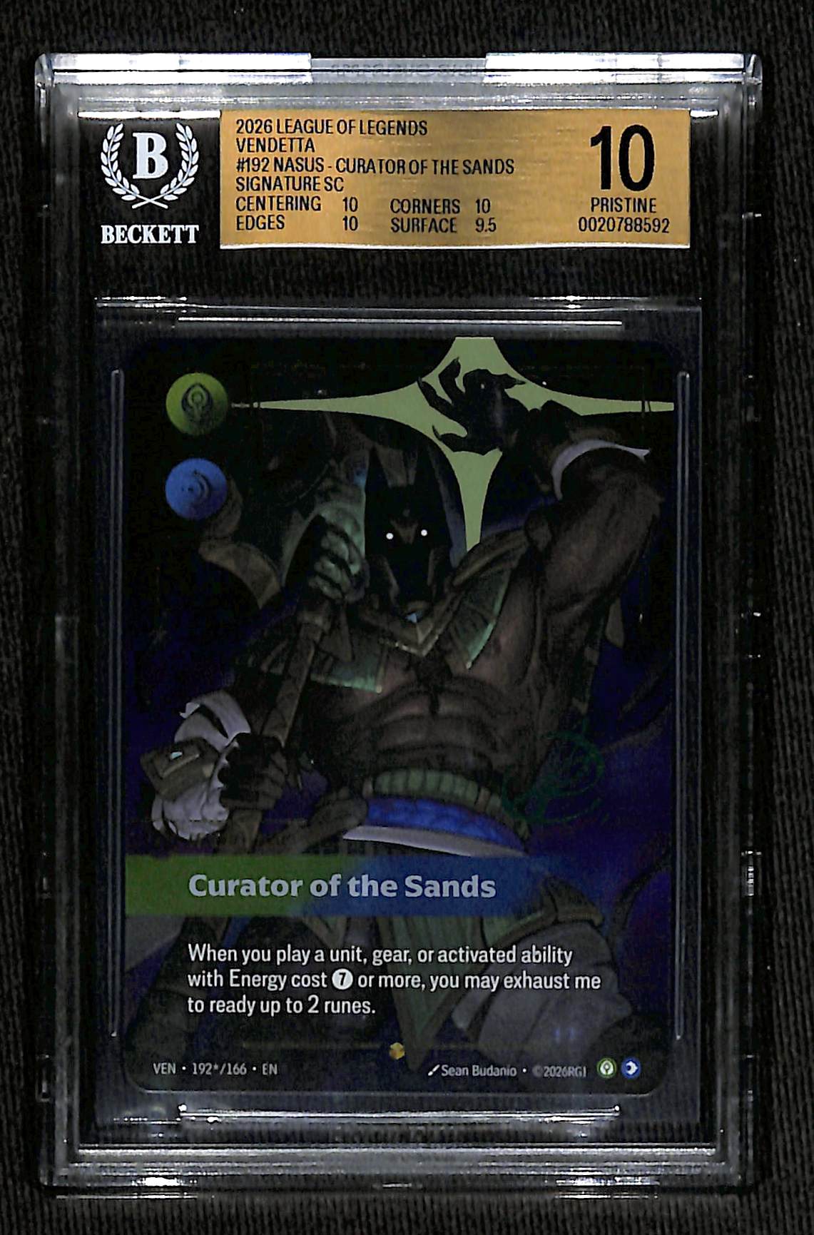 BGS 10 Nasus Curator of The Sands (Signature) [Vendetta]