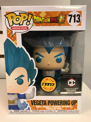 Funko Pop Vegeta (Powering Up) (Metallic)
