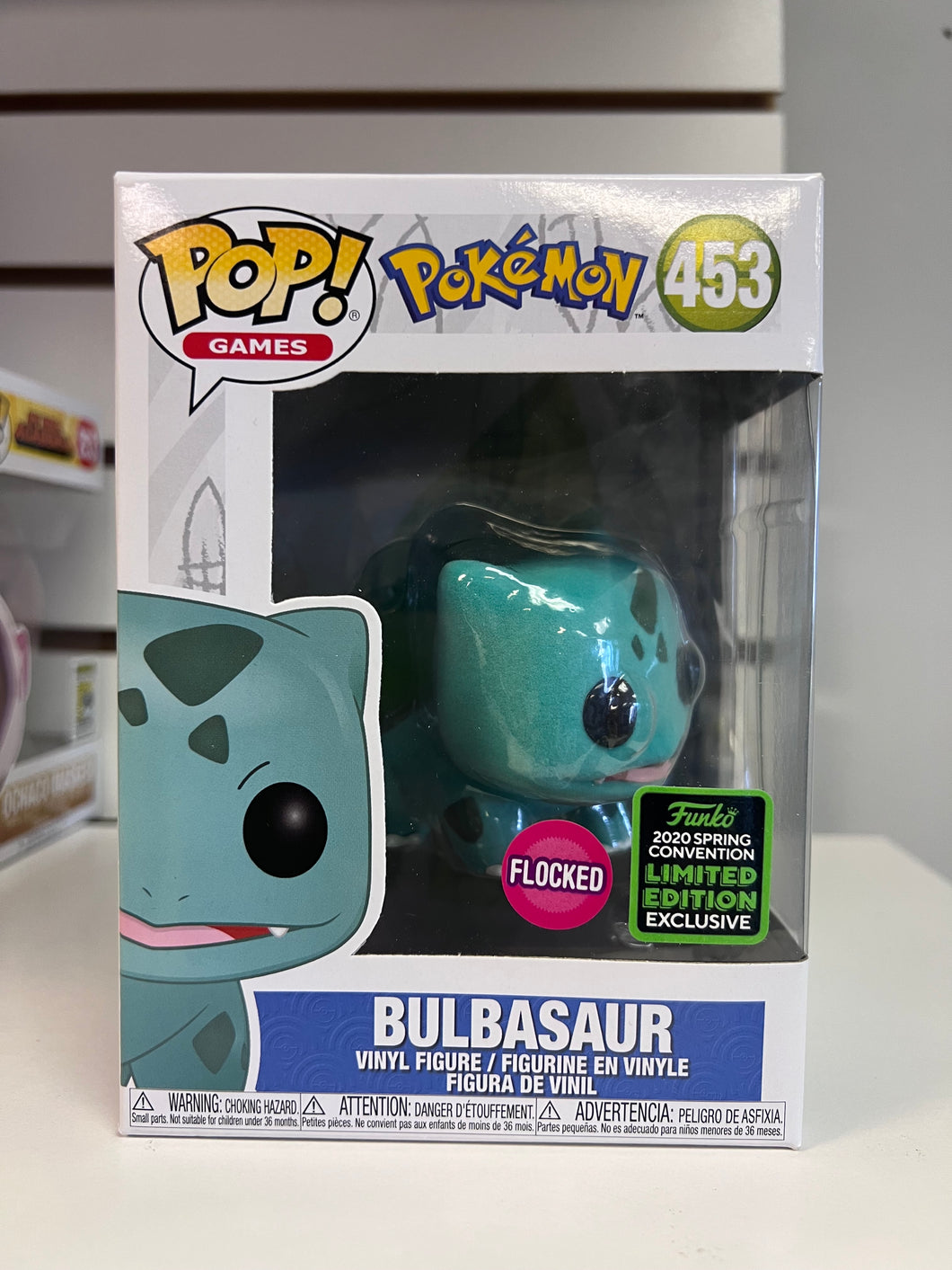 Funko Pop Bulbasaur (Flocked) [Shared Sticker]