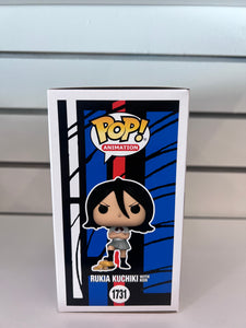 Funko Pop Rukia Kuchiki with Kon (Signed By Michelle Ruff With Quote, Sketch And JSA Authentication)