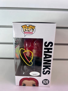 Funko Pop  Shanks (Autographed With Sketch By Brandon Potter With JSA COA)