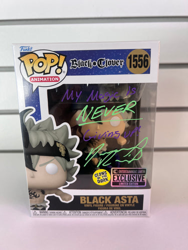 Funko Pop Black Asta (Autographed By Dallas Reid With JSA COA)