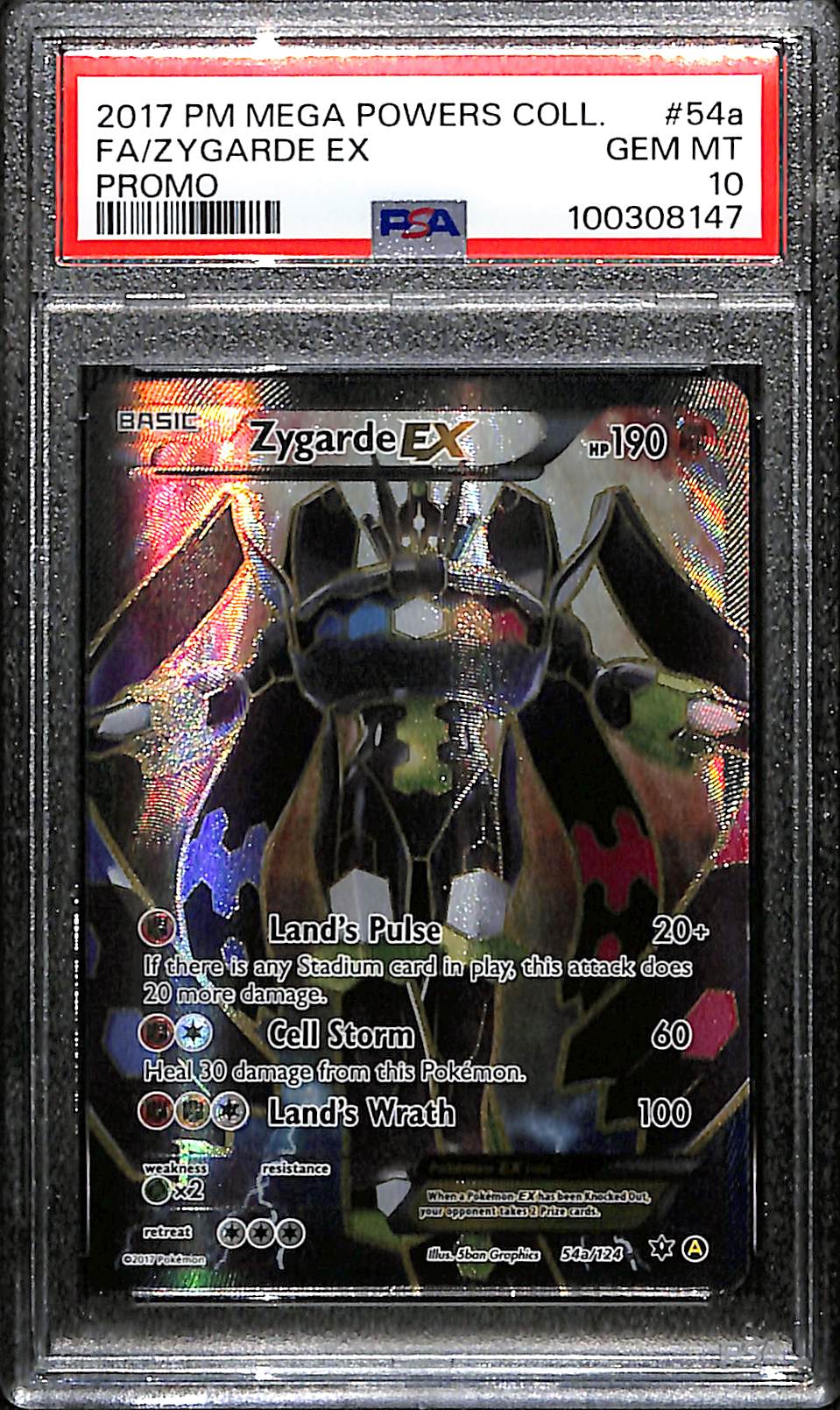 PSA 10 Zygarde EX #54a [Powers Collection]