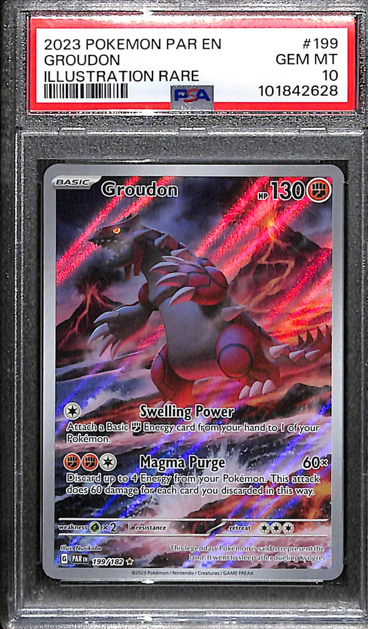 PSA 10 Groudon #199 [Paradox Rift]