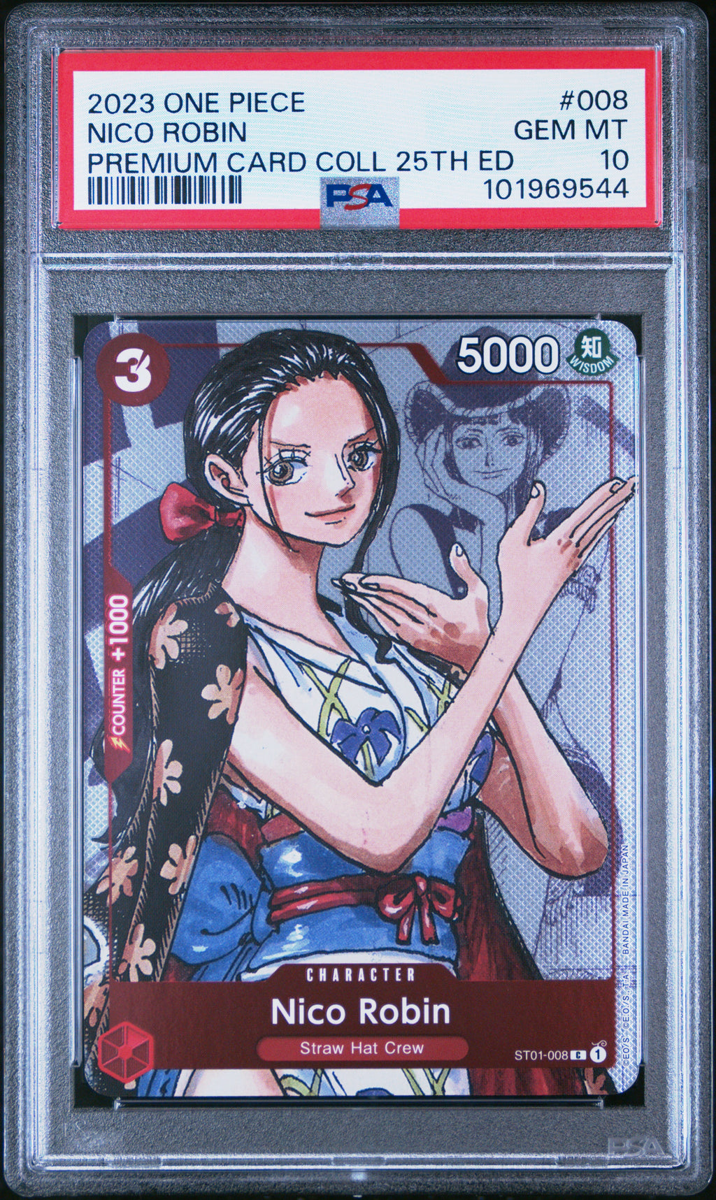 PSA 10 Nico Robin [Premium Card Collection 25th Edition]