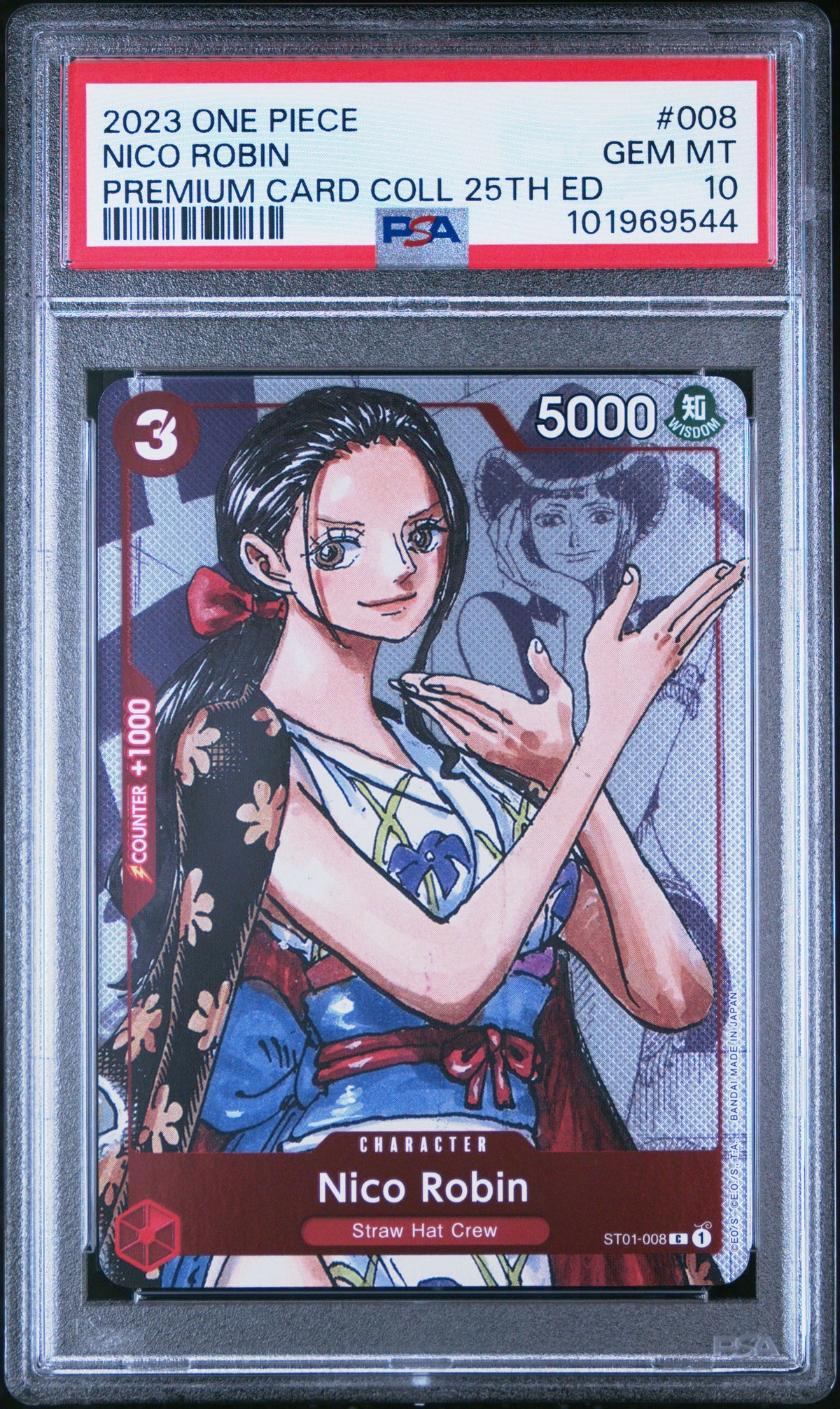 PSA 10 Nico Robin [Premium Card Collection 25th Edition]