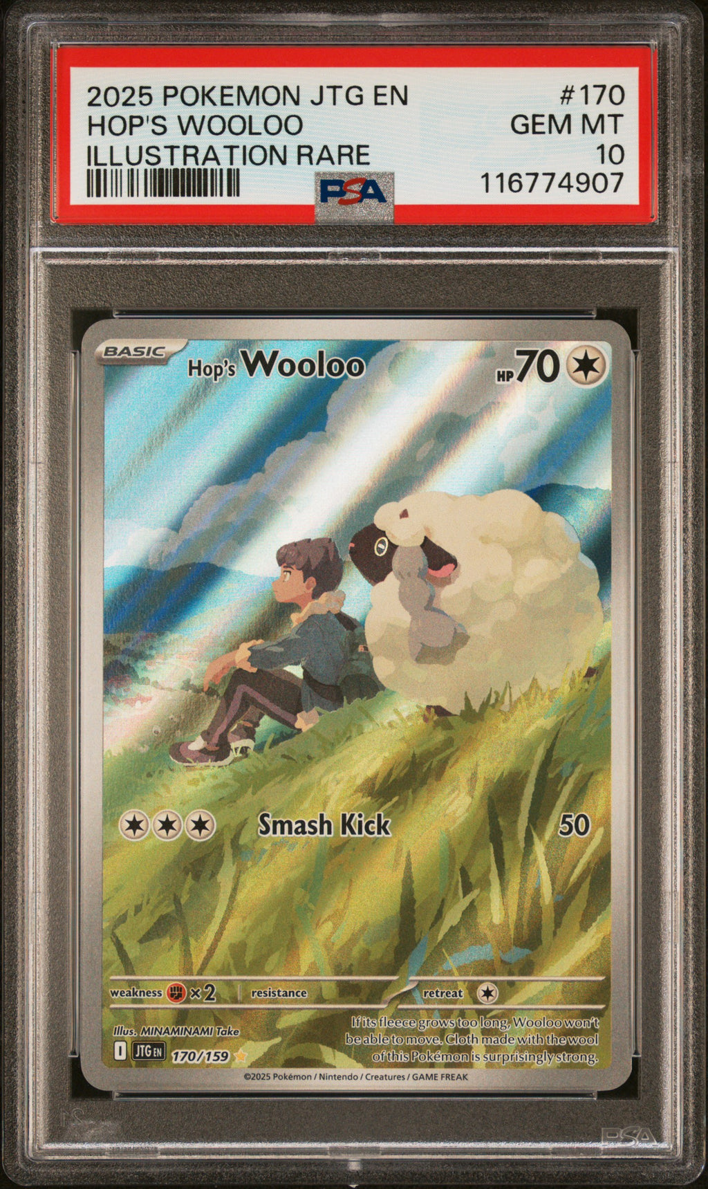 PSA 10 Hop's Wooloo #170 [Journey Together]
