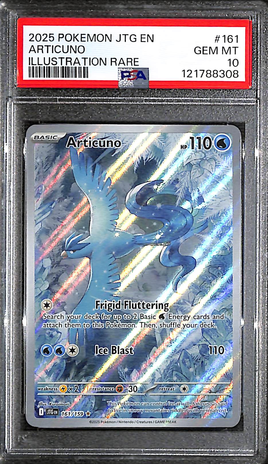 PSA 10 Articuno #161 [Journey Together]