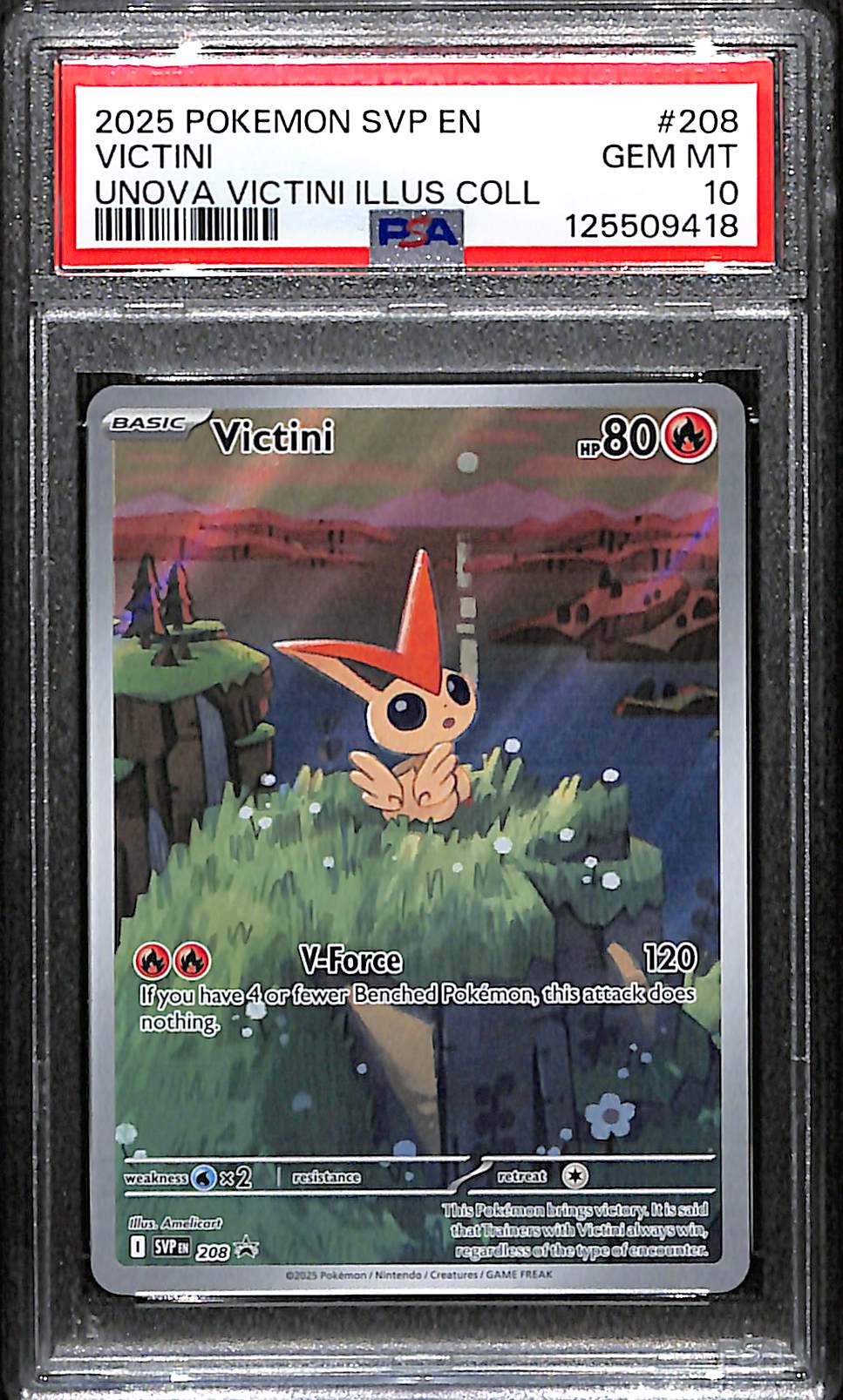 PSA 10 Victini #208 [SV Promo]