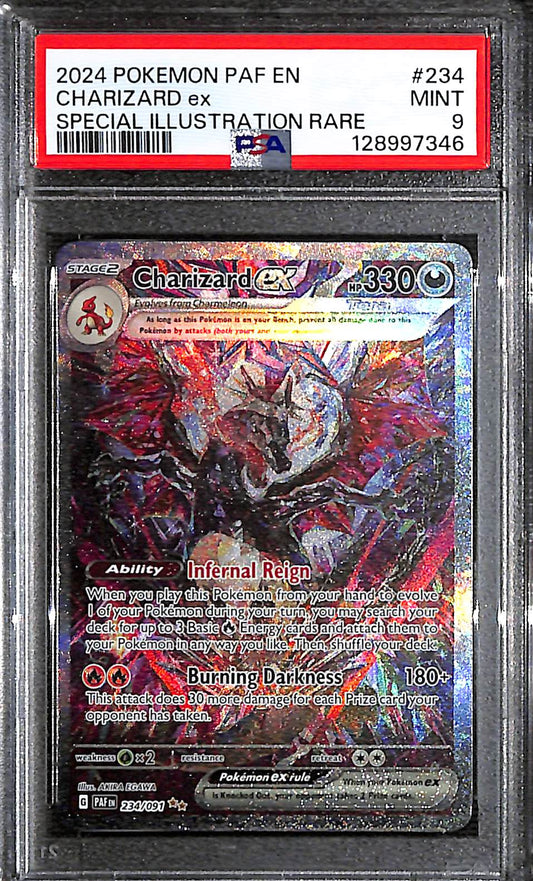 PSA 9 Charizard ex #234 (Speical Illustration Rare) [Paldean Fates]