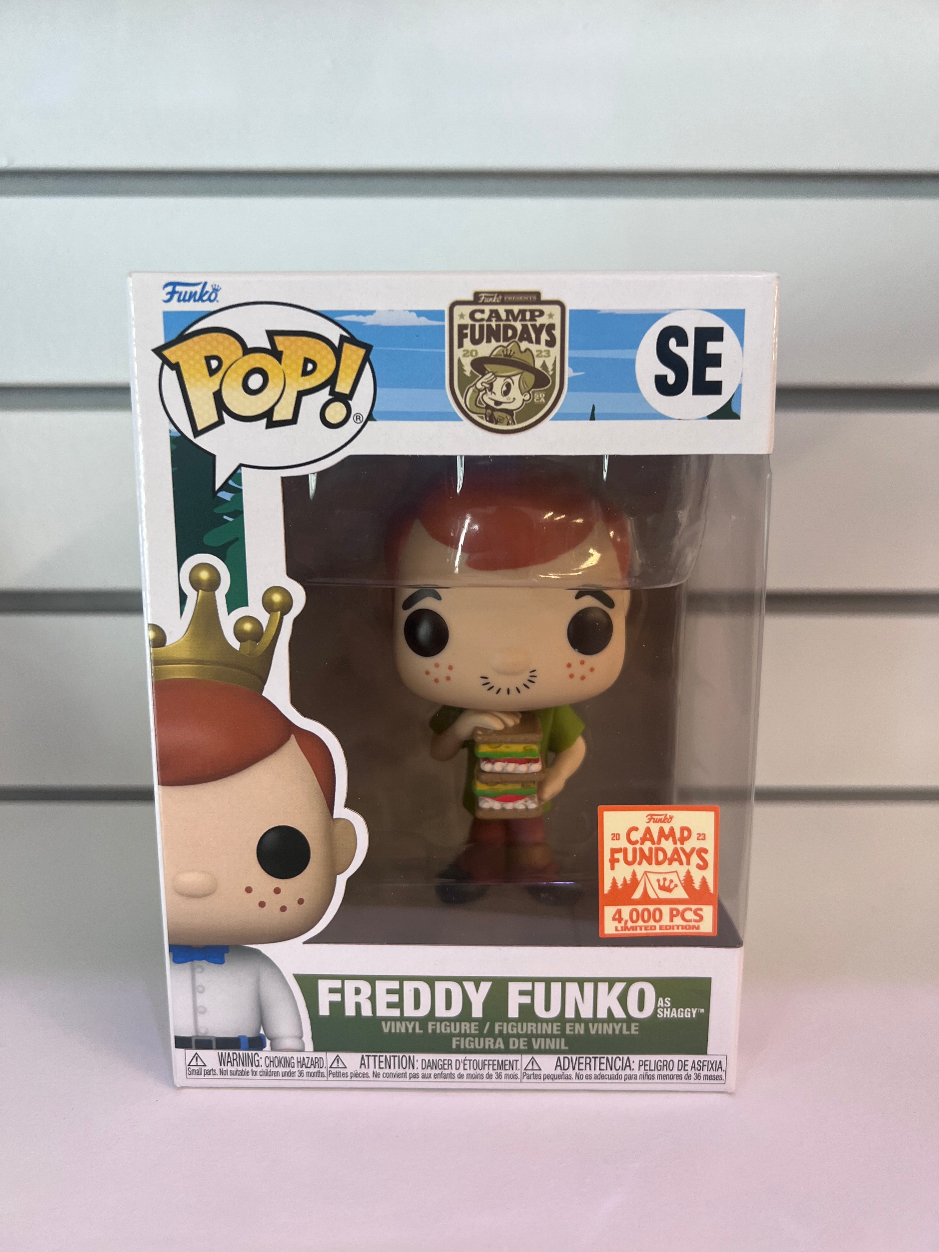 Camp Fundays Freddy funko as Shaggy selling