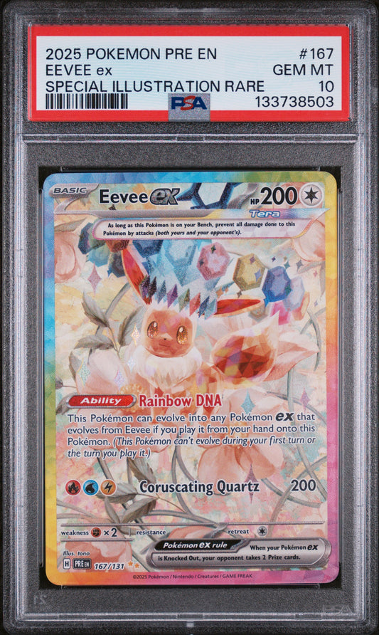 PSA 10 Eevee ex #167 [Prismatic Evolutions]