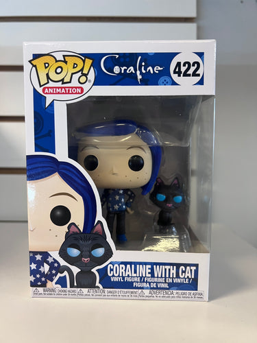 Funko Pop Coraline with Cat