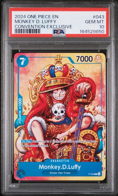 PSA 10 Monkey.D.Luffy Convention Exclusive #043