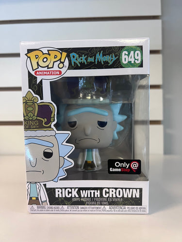 Funko Pop Rick With Crown