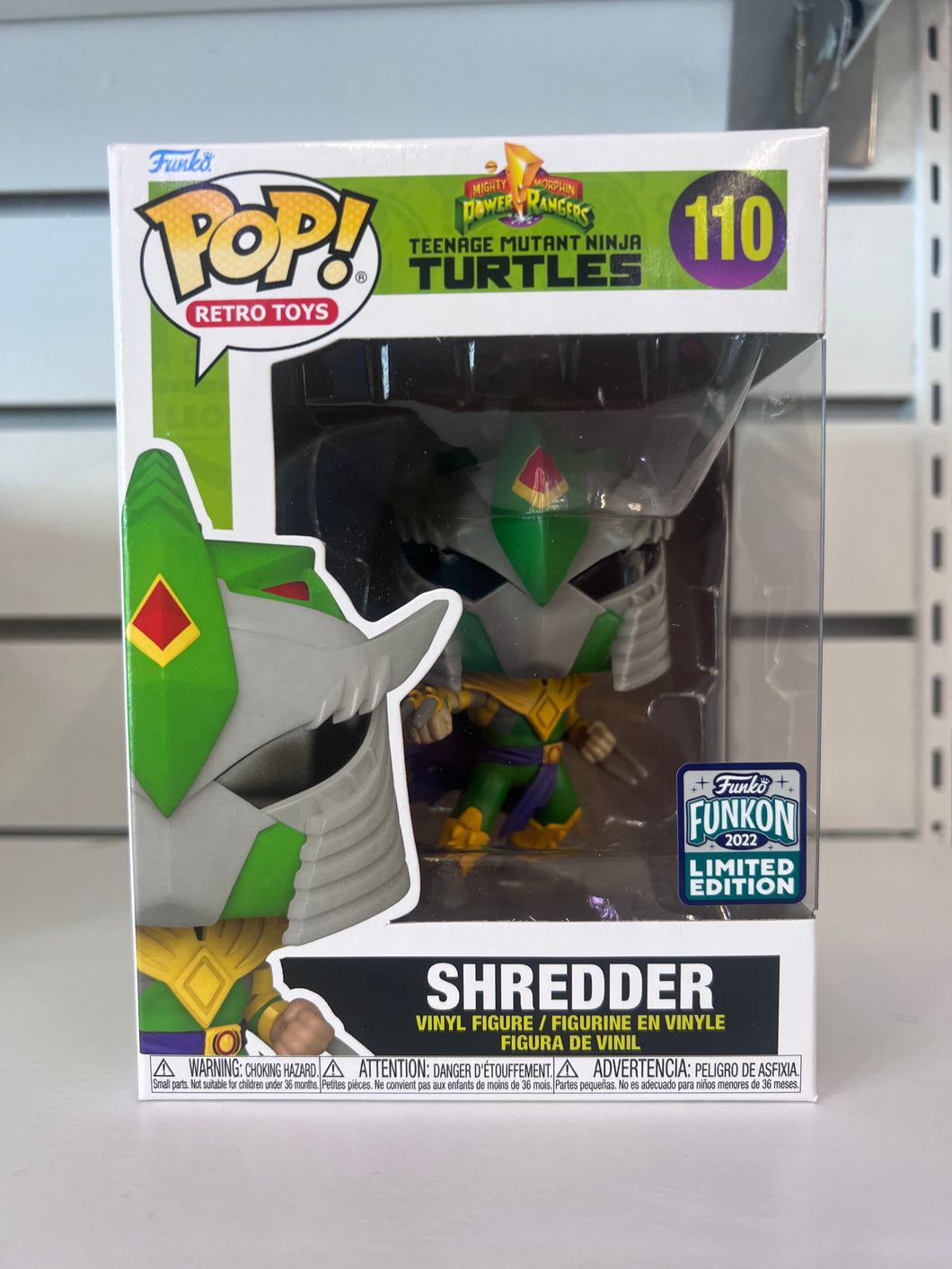 Funko Pop Shredder (as Green Ranger)