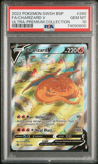 PSA 10 Charizard V Ultra Premium Collection #260