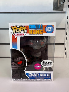 Funko Pop Kong with Battle Axe (Flocked)