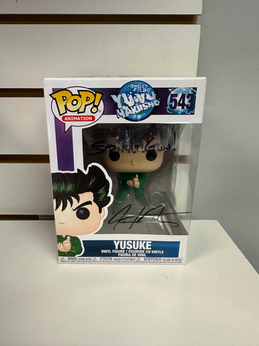Funko Pop Yusuke (Signed by Justin Cook with JSA)
